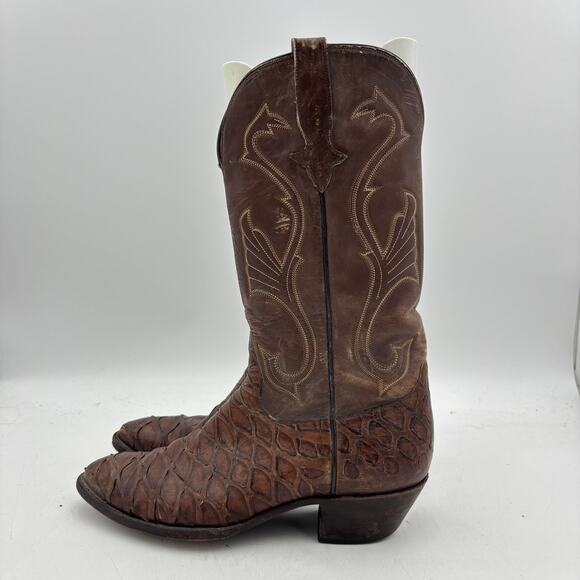 Vintage Ant Eater Leather Western Boots Men\'s 9.5D Cowboy Workwear main image 8
